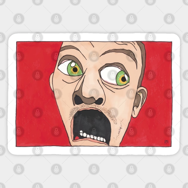 Ermahgerd: Panic (5 of 9) Sticker by ArtifexCrafted